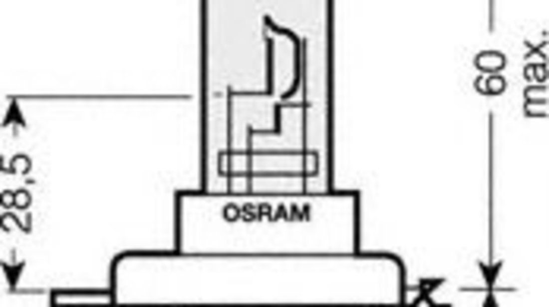 Bec, far faza lunga SMART CITY-COUPE (450) (1998 - 2004) OSRAM 64193ULT-HCB piesa NOUA