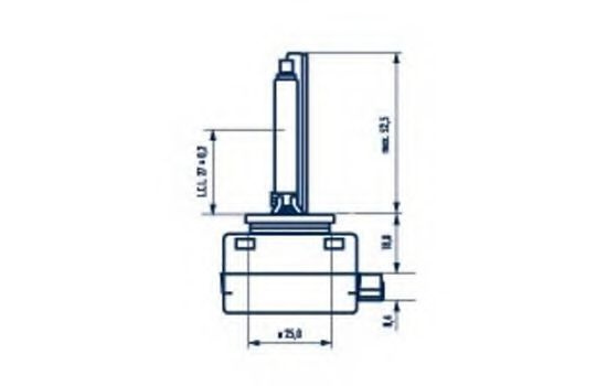 Bec, far faza lunga VOLVO S80 II (AS) (2006 - 2016) NARVA 84010 piesa NOUA