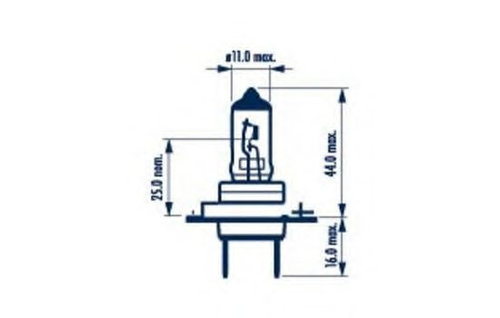Bec, far faza lunga VW EOS (1F7, 1F8) (2006 - 2016) NARVA 48339 piesa NOUA