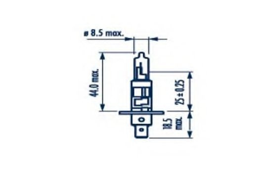 Bec, far faza lunga VW PASSAT Variant (3B5) (1997 - 2001) NARVA 48334 piesa NOUA