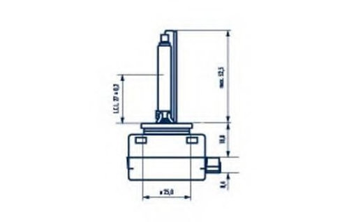 Bec, far faza lunga VW SCIROCCO (137, 138) (2008 - 2016) NARVA 84010 piesa NOUA