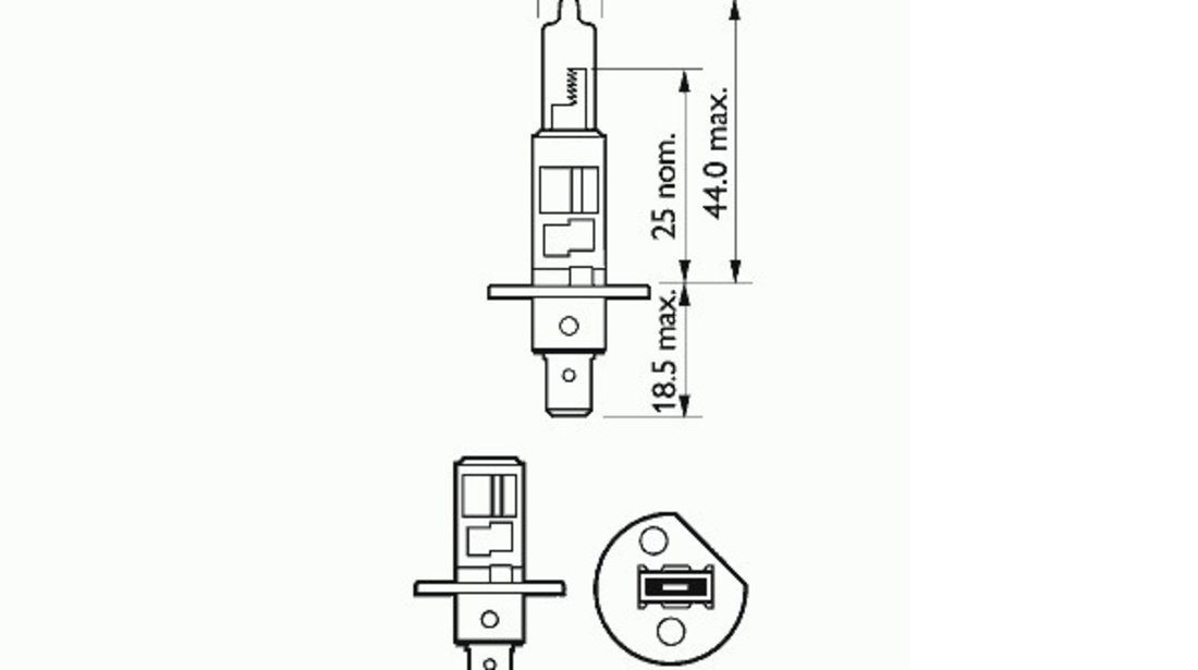 BEC FAR H1 12V 55W P14.5S BASIC SCT 202631 SCT