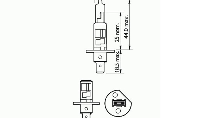 Bec Far H1 12v 55w P14.5s Basic Sct 202631