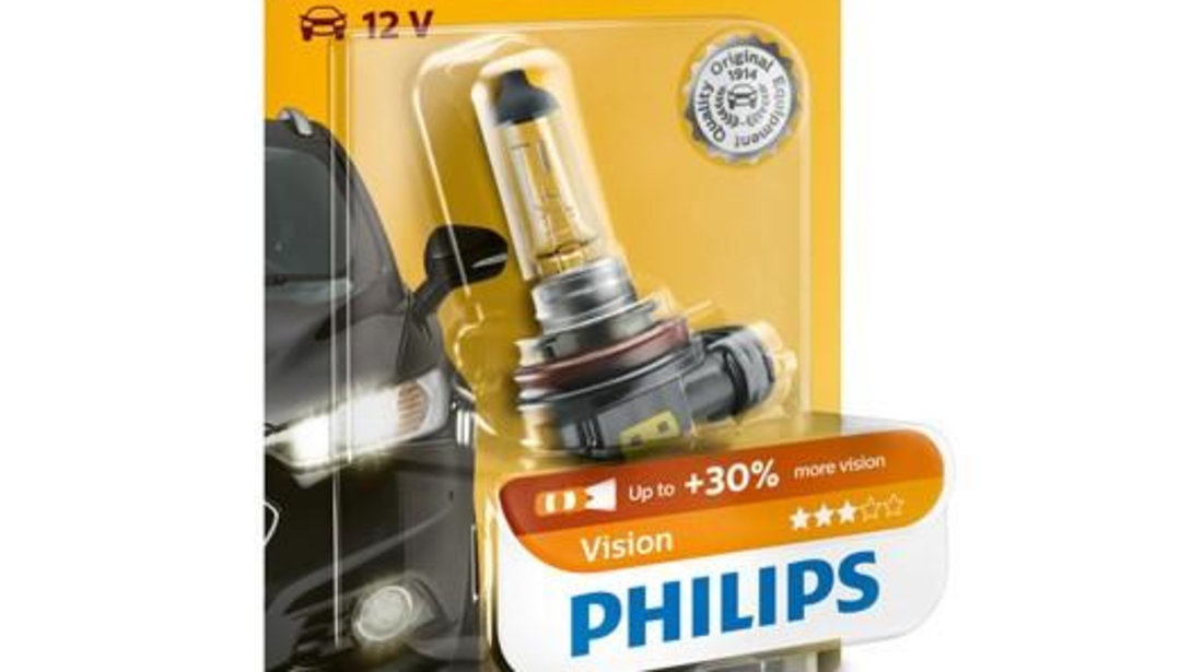 Bec far h11 12v 55w vision (blister) philips UNIVERSAL Universal #6 12362PRB1