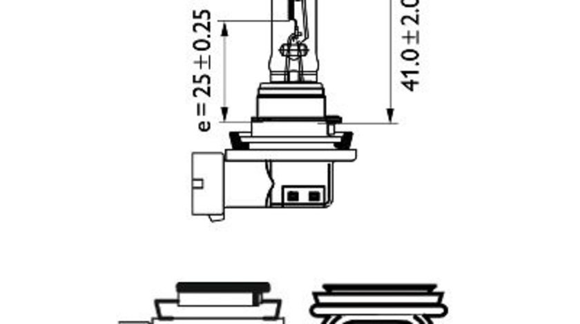 Bec Far H11 12v 55w Vision (cutie) Philips 12362PRC1