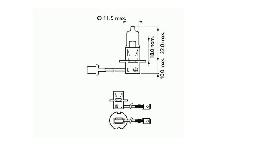 Bec far h3 12v 55w pk22s white sct UNIVERSAL Universal #6 202020