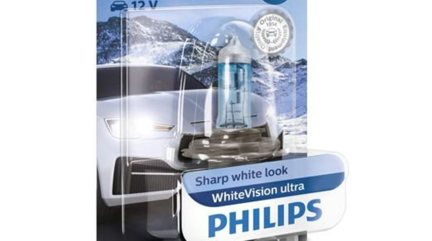 Bec far h4 60/55w 12v white vision ultra (blister) philips UNIVERSAL Universal #6 12342WVUB1