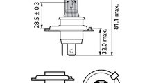 BEC FAR H4 60/55W 12V WHITE VISION ULTRA (blister)...