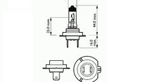 BEC FAR H7 12V 55W PX26D BASIC SCT 202907 SCT