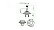 Bec far h7 12v 55w px26d basic sct UNIVERSAL Unive...