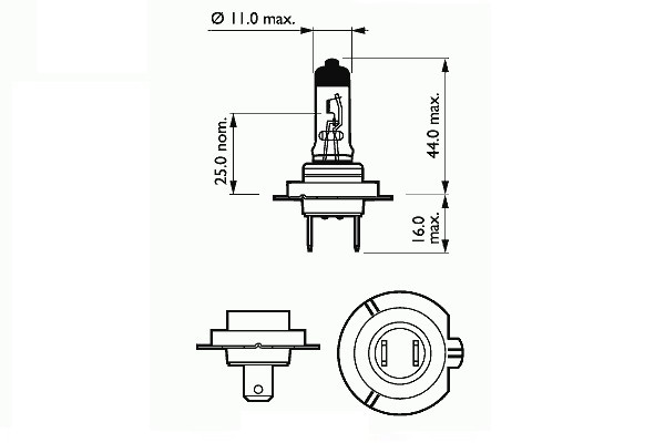 BEC FAR H7 12V55W PX26D SUPER WHITE SCT 202136 SCT