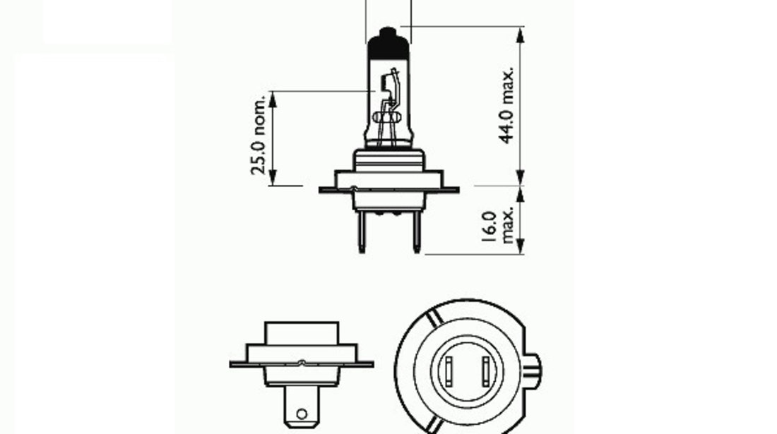 Bec Far H7 12v55w Px26d Super White Sct 202136