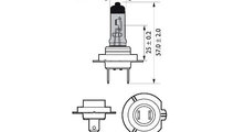 Bec far h7 55w 12v white vision ultra (blister) ph...