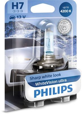 BEC FAR H7 55W 12V WHITE VISION ULTRA (blister) PHILIPS 12972WVUB1 PHILIPS