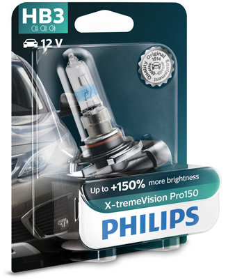 BEC FAR HB3 12V P20d 65W (blister) X-TREME VISION PRO150 PHILIPS 9005XVPB1 PHILIPS