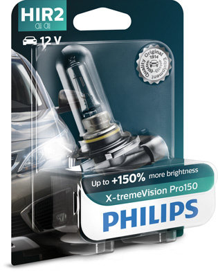 BEC FAR HIR2 PX22D 55W 12V X-TREME VISION PRO150 PHILIPS 9012XVPB1 PHILIPS
