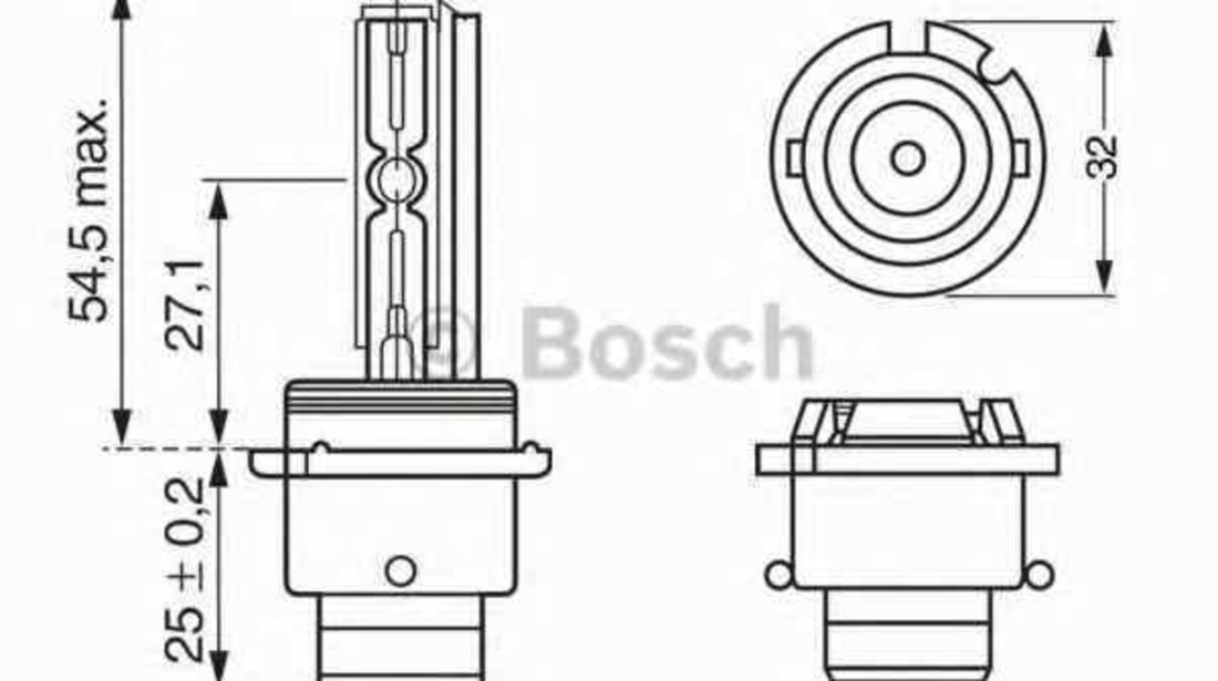 Bec far principal OPEL ZAFIRA A F75 BOSCH 1 987 302 904