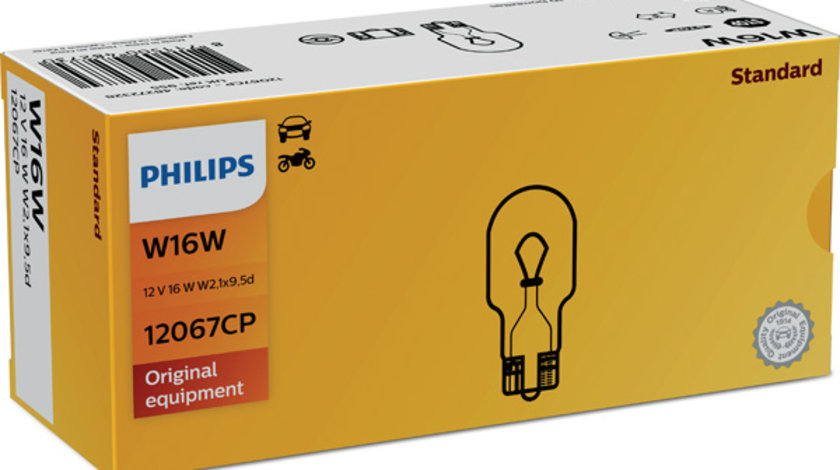 BEC FRANA W16W 12V SET 10 buc PHILIPS 12067CP PHILIPS