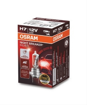 Bec H7 12v55w Night Breaker Silver 100% Osram 64210NBS