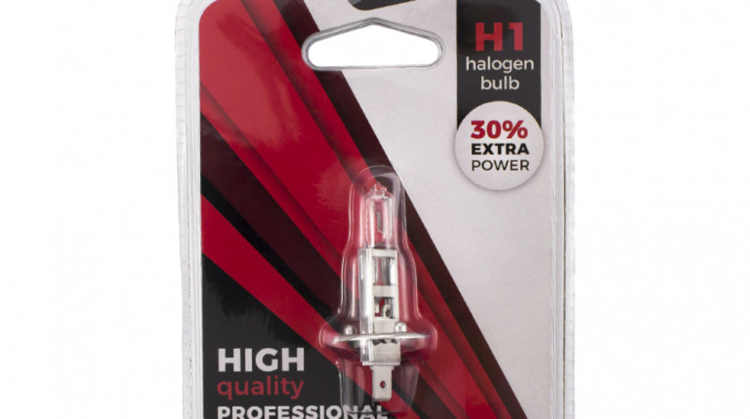 Bec halogen H1, 55W, +30% intensitate - CARGUARD BHA001