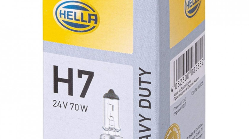 Bec Hella H7 24V 70W 8GH 007 157-241