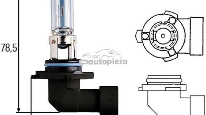 Bec Hella HB3 12V 60W 8GH 005 635-121 piesa NOUA