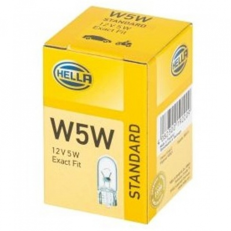 Bec Hella W5W 12V 5W 8GP 003 594-121