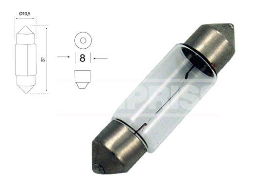 Bec, iluminare numar circulatie (79780275 CARPRISS)