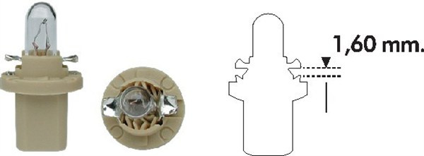 Bec incandescent (002052800000 MAGNETI MARELLI)