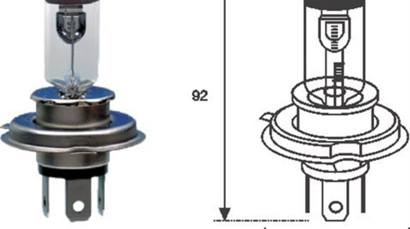 Bec incandescent (002555100000 MAGNETI MARELLI)