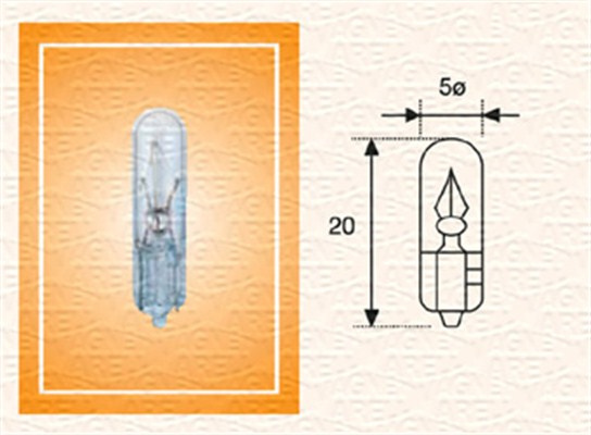 Bec incandescent (003722100000 MAGNETI MARELLI)