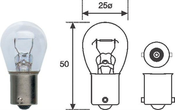 Bec incandescent (008506100000 MAGNETI MARELLI)