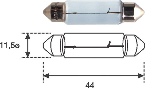 Bec incandescent (009461200000 MAGNETI MARELLI)