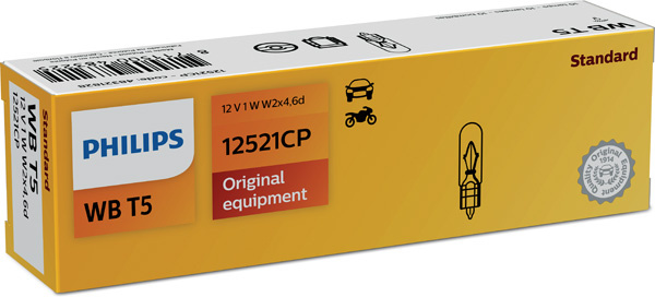 BEC INTERIOR WB T5 12V PHILIPS SET 10 BUC 12521CP PHILIPS