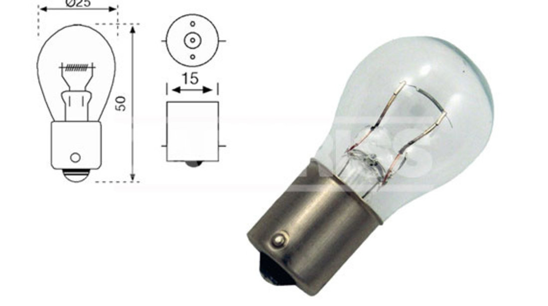 Bec, lampa ceata spate (79780250 CARPRISS)