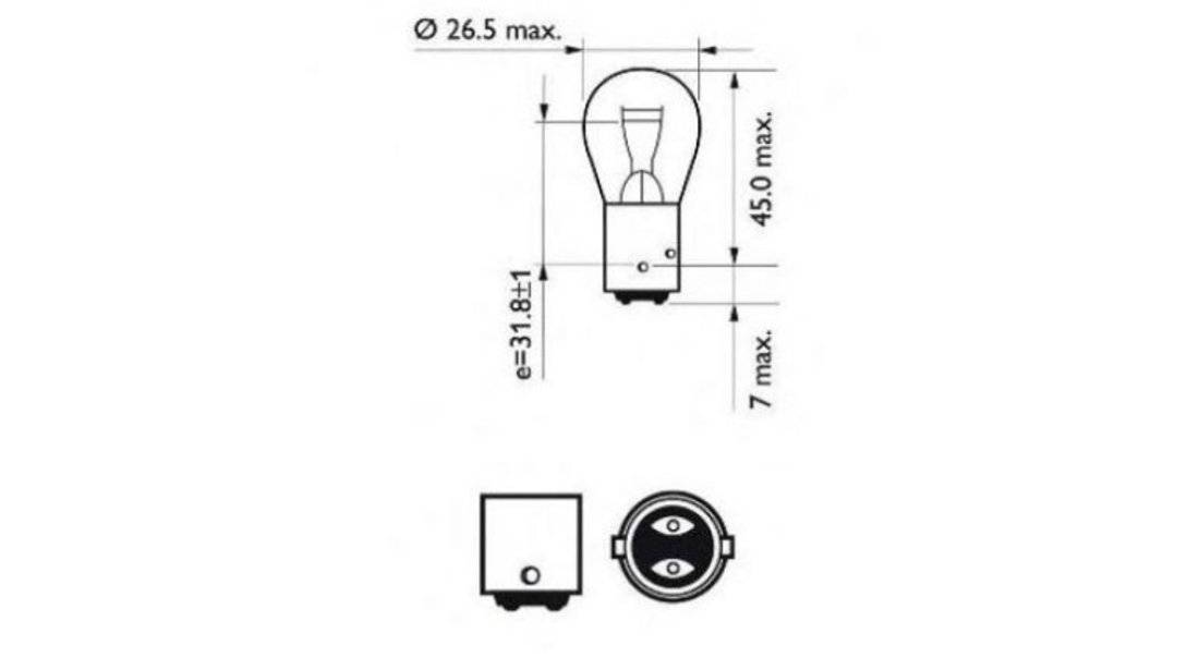 Bec lampa frana / lampa spate Ford C-Max (2007->) #2 12594CP