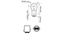 Bec lampa frana / lampa spate Ford GRAND C-MAX Van...