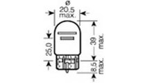 Bec lampa frana / lampa spate Mazda 323 P Mk V (BA...