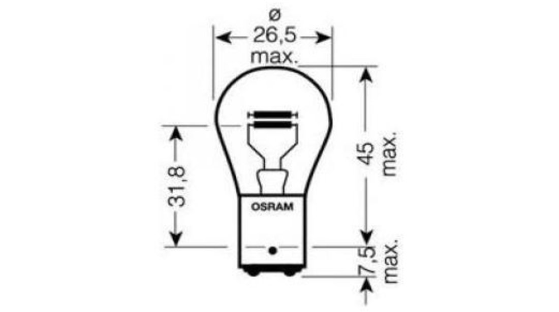Bec lampa frana / lampa spate Mitsubishi COLT VI (Z3_A, Z2_A) 2002-2012 #3 7225