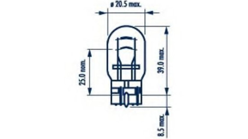 Bec, lampa frana / lampa spate MITSUBISHI OUTLANDER I (CU) (2001 - 2006) NARVA 17919 piesa NOUA