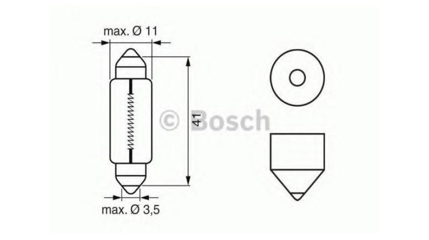 Bec lampa numar BMW 3 (E21) 1975-1984 #2 12866