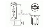 Bec lampa numar Fiat SEICENTO (187) 1998-2010 #2 1...