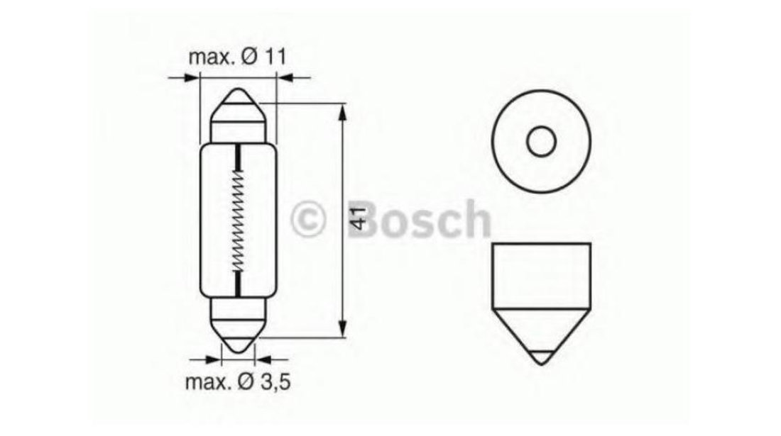 Bec lampa numar Ford TRANSIT platou / sasiu (T_ _) 1985-1992 #2 12866