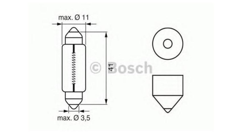 Bec lampa numar Mazda 323 C Mk IV (BG) 1989-2000 #2 12866