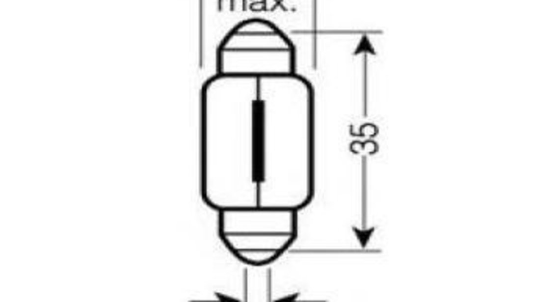 Bec lampa numar Mitsubishi COLT Mk III (C5_A) 1986-1992 #3 6461