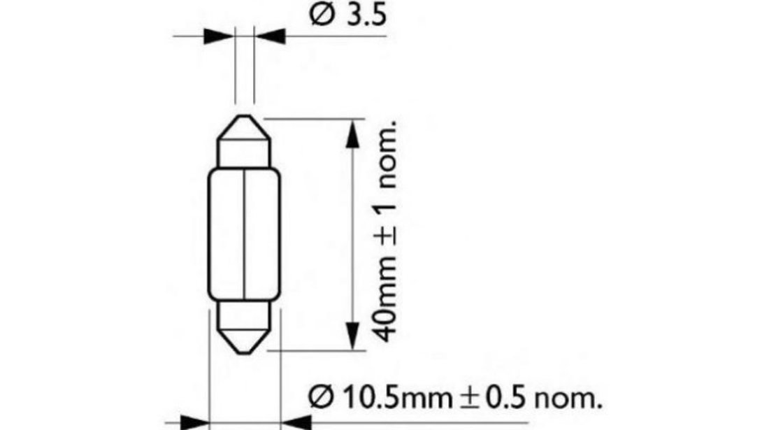Bec lampa numar Mitsubishi LANCER (CS_A, CT0) 2000- #2 12866B2