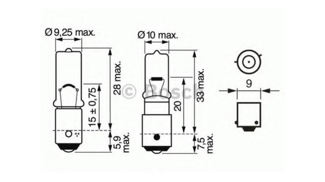 Bec lampa spate Alfa Romeo 156 Sportwagon (932) 2000-2006 #2 12036