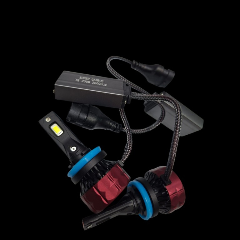 Bec Led H11 200w , 20000lm Canbus