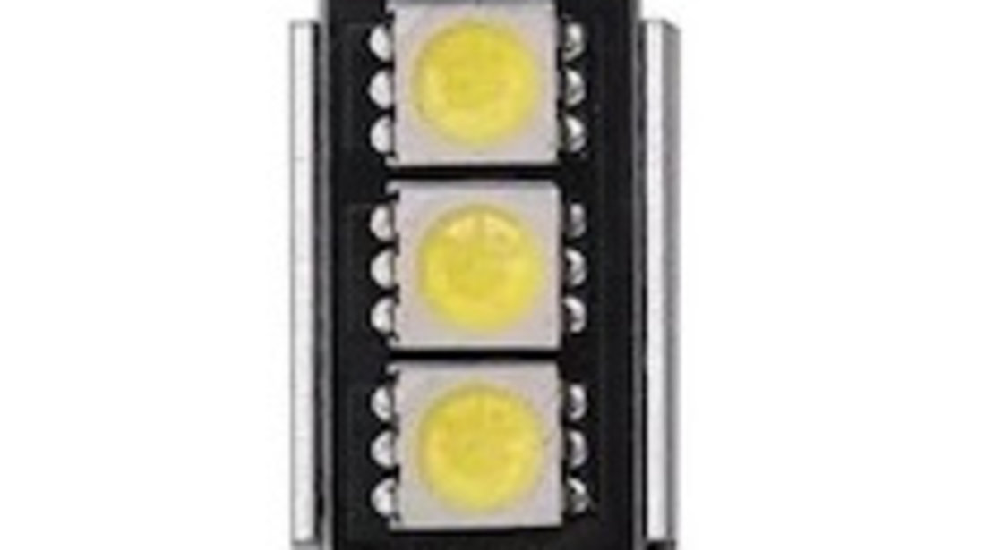 Bec Led Sofit C5W, 3 SMD, 39mm, 12V, Canbus, Pentru Plafoniere, Portbagaj, Lumina Alb 6000K KRU157