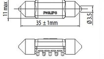 Bec, lumini interioare AUDI A4 (8EC, B7) (2004 - 2...